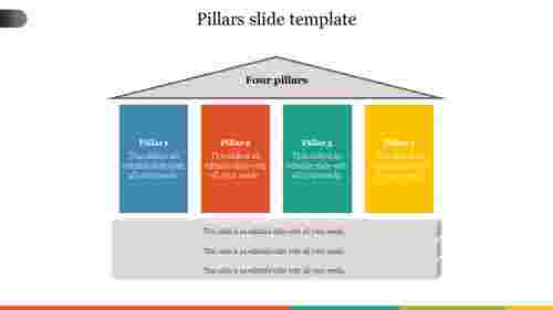 pillars slide template